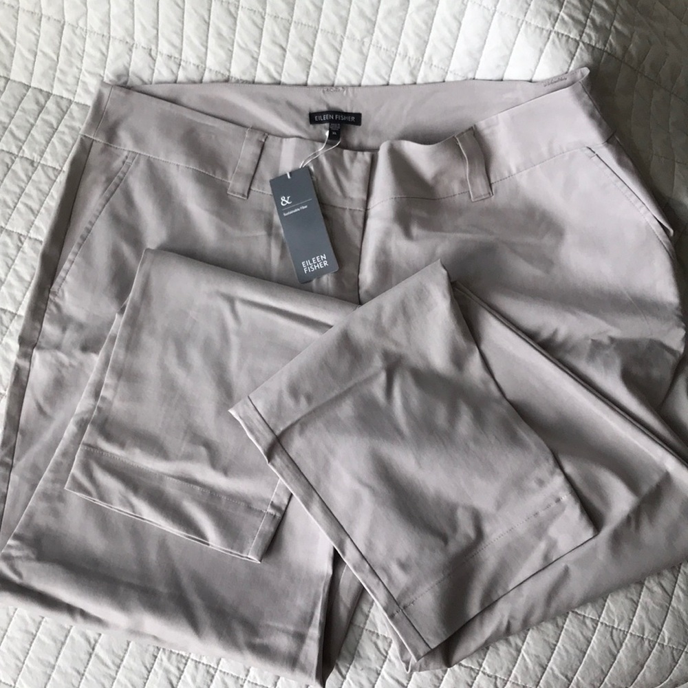 NWT Eileen Fisher grey trousers XL 💯4-charity